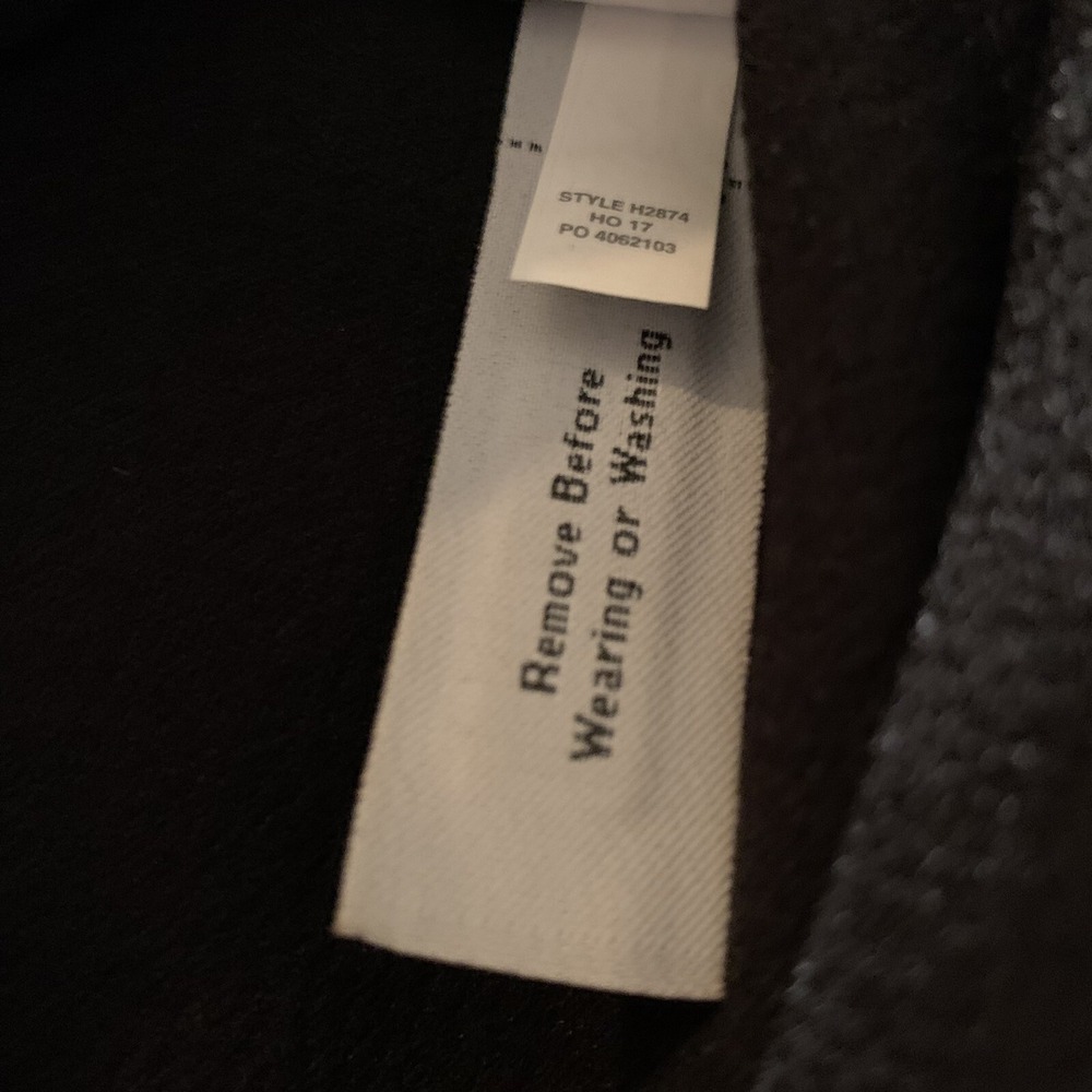 Madewell by J. Crew, Black Blouse, Short Bell Sleeves, Ruffle Hem, XS NWT - Picture 10 of 12